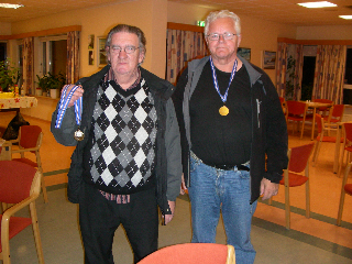 Sigurvegarar í Haust-Monrad; Sigurður Sigurjónsson og Ragnar Björnsson